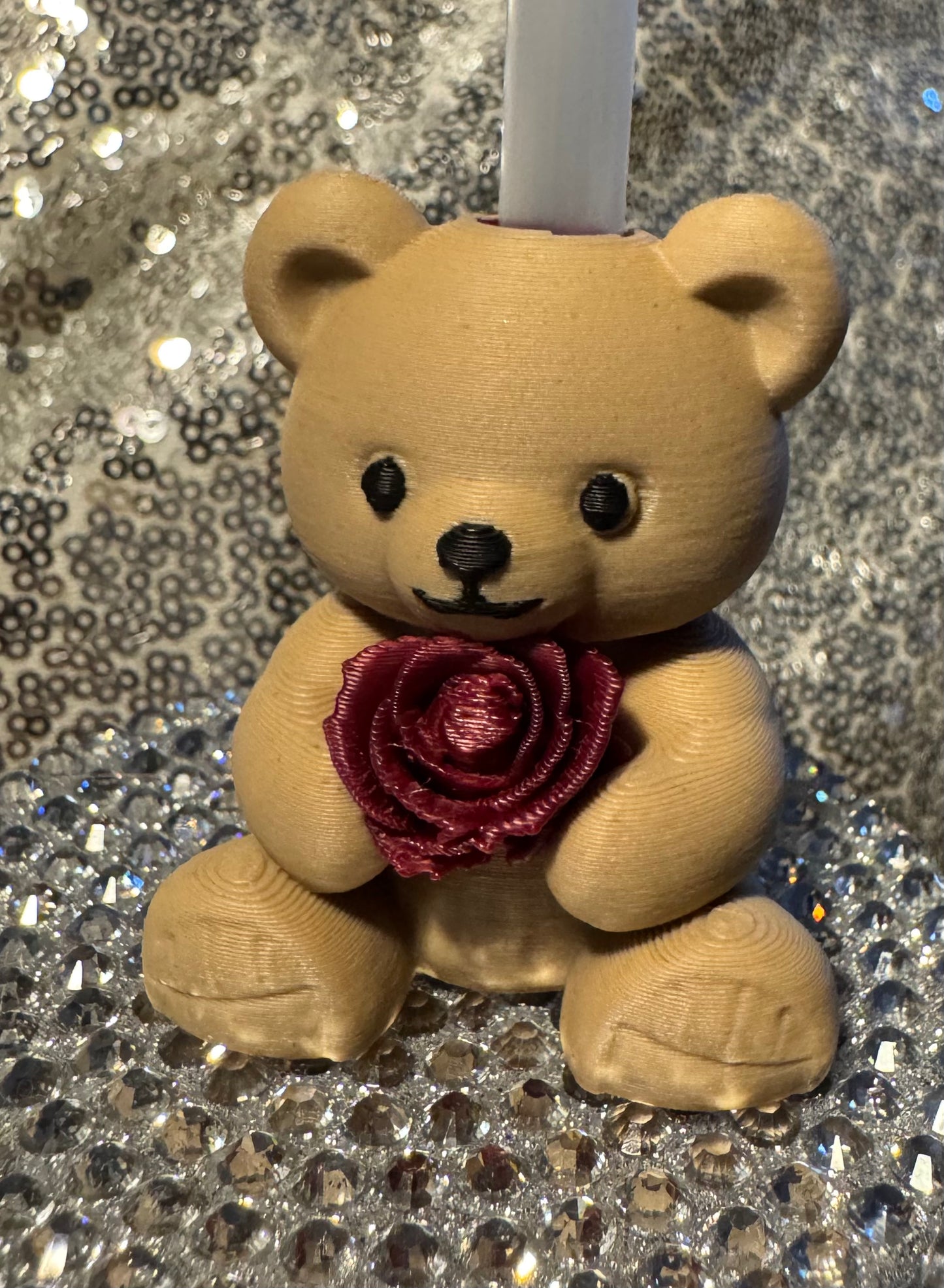 Bear with Rose