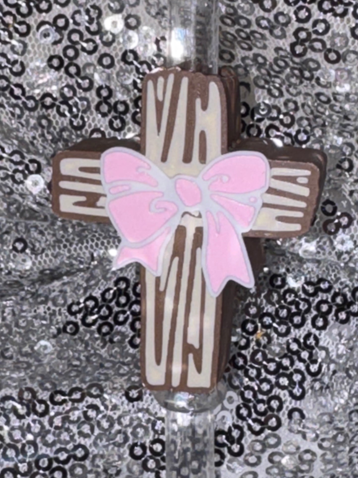 Pink Bow Cross