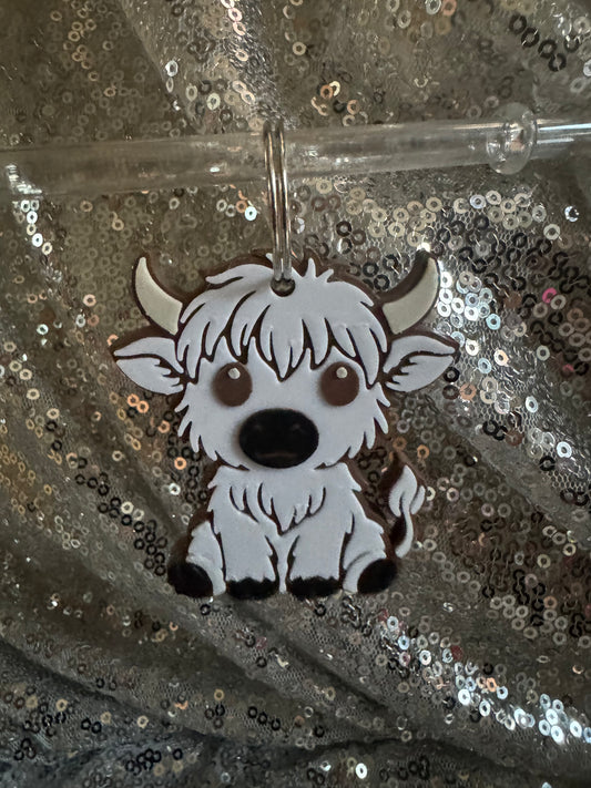 White Highland Cow