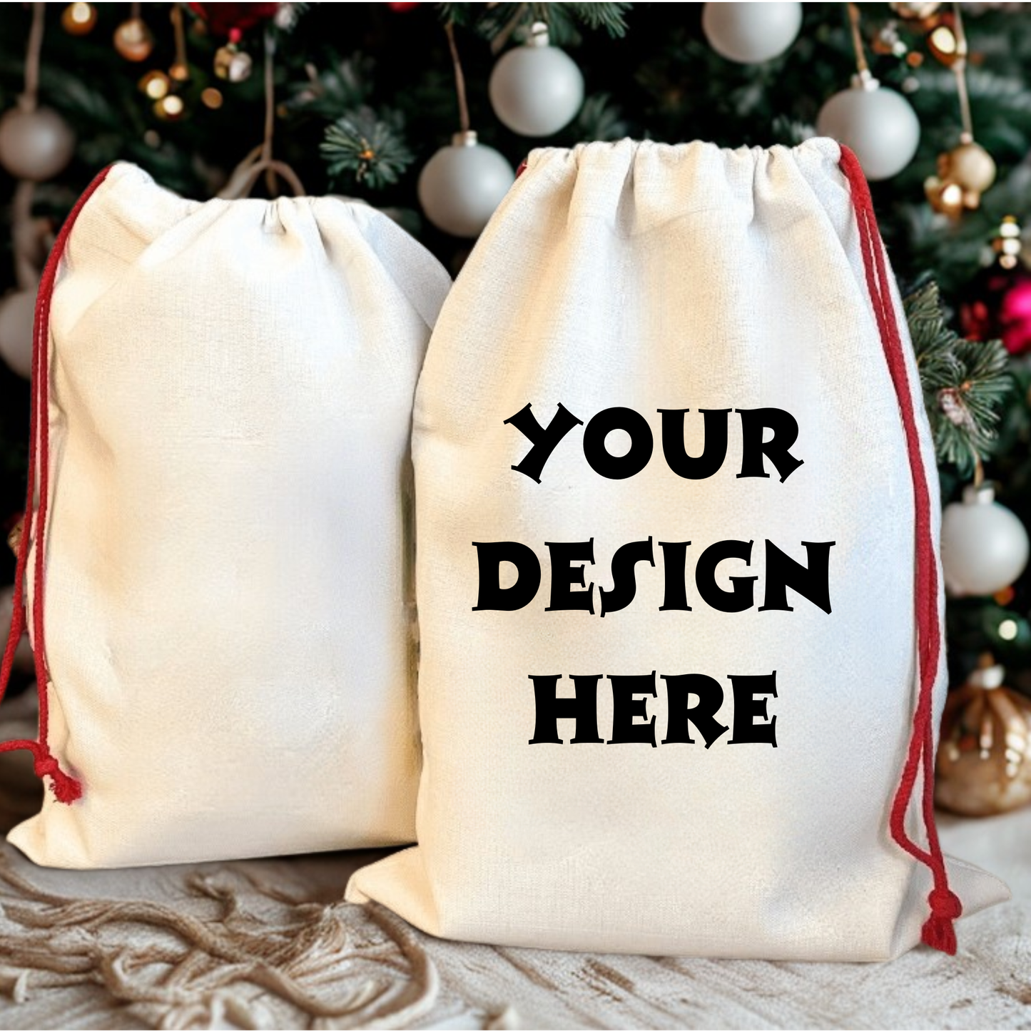 Christmas Sack w/ Red String