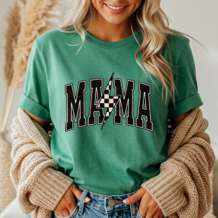 Checkered Bolt Mama