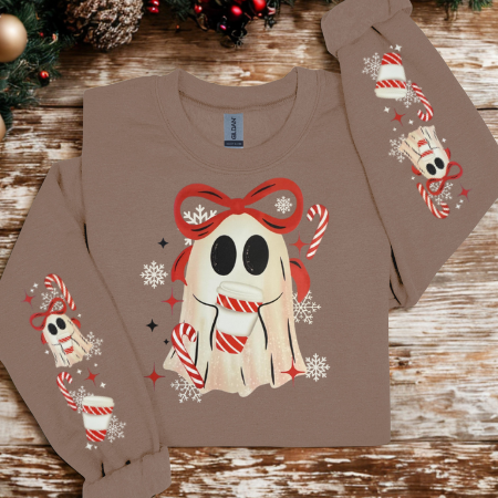 Peppermint Ghost Coffee w/ Sleeve Design