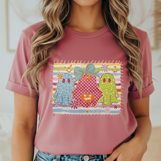 3 Ghosts Short Sleeve T-Shirt