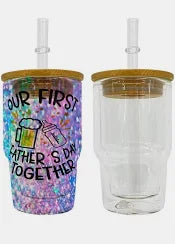 3oz Snowglobe Tumbler/Shot Glass