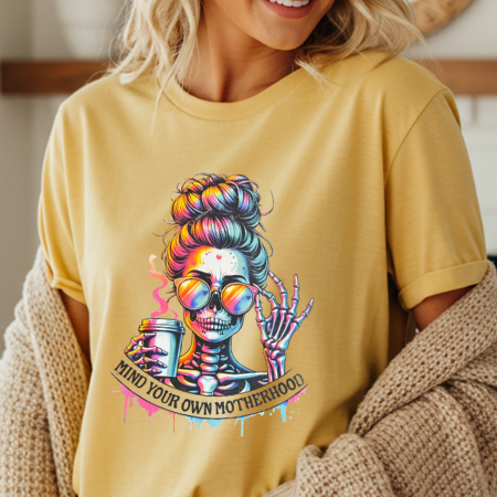 Mind Your Own Motherhood Skeleton girl