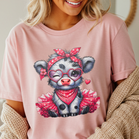 Pink Heart Glasses Highland Ballerina
