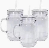 20oz Mason Jar Snowglobe Tumbler