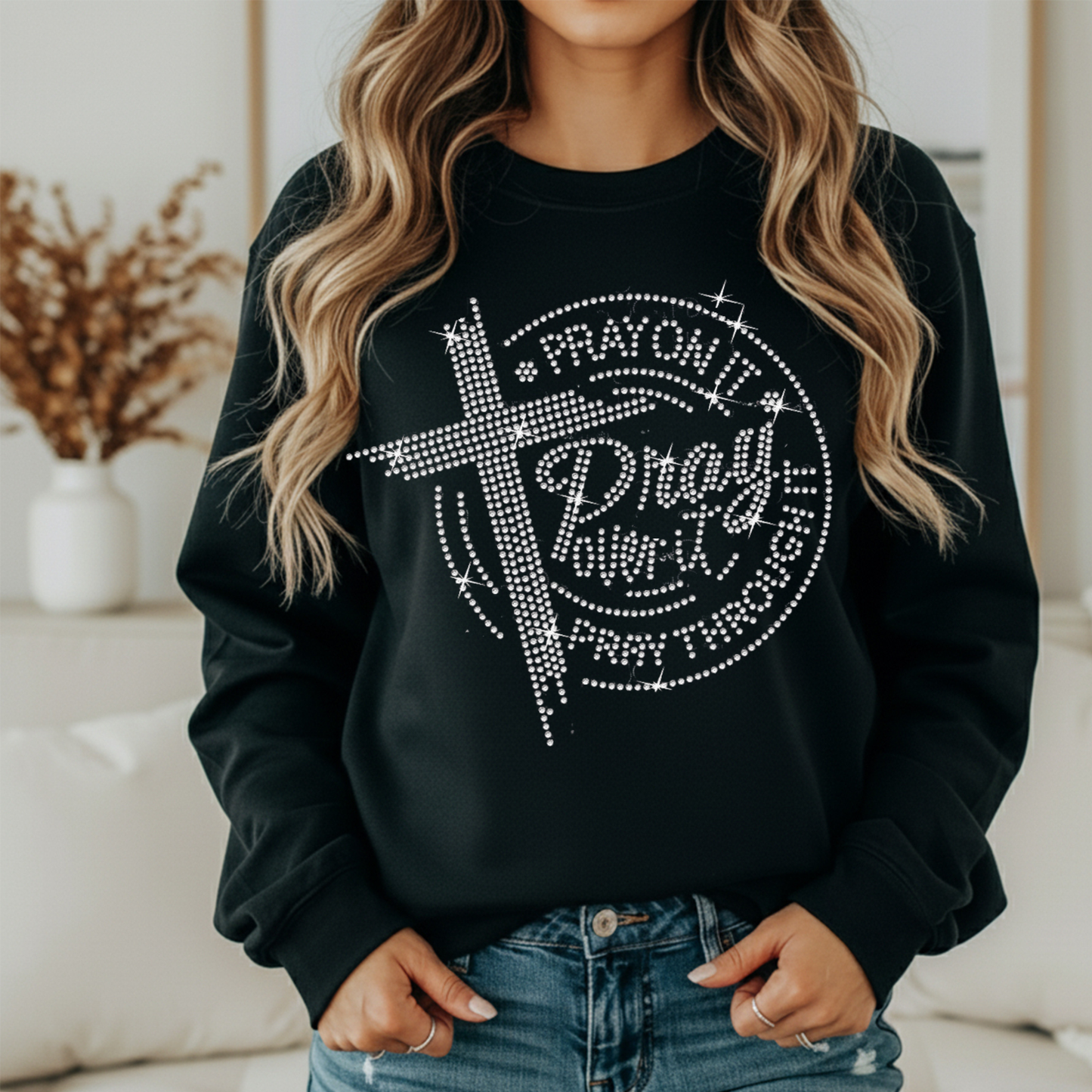 Rhinestones Pray Over It