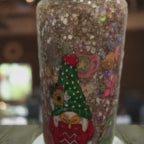 Suspended Flow and Dry Glitter