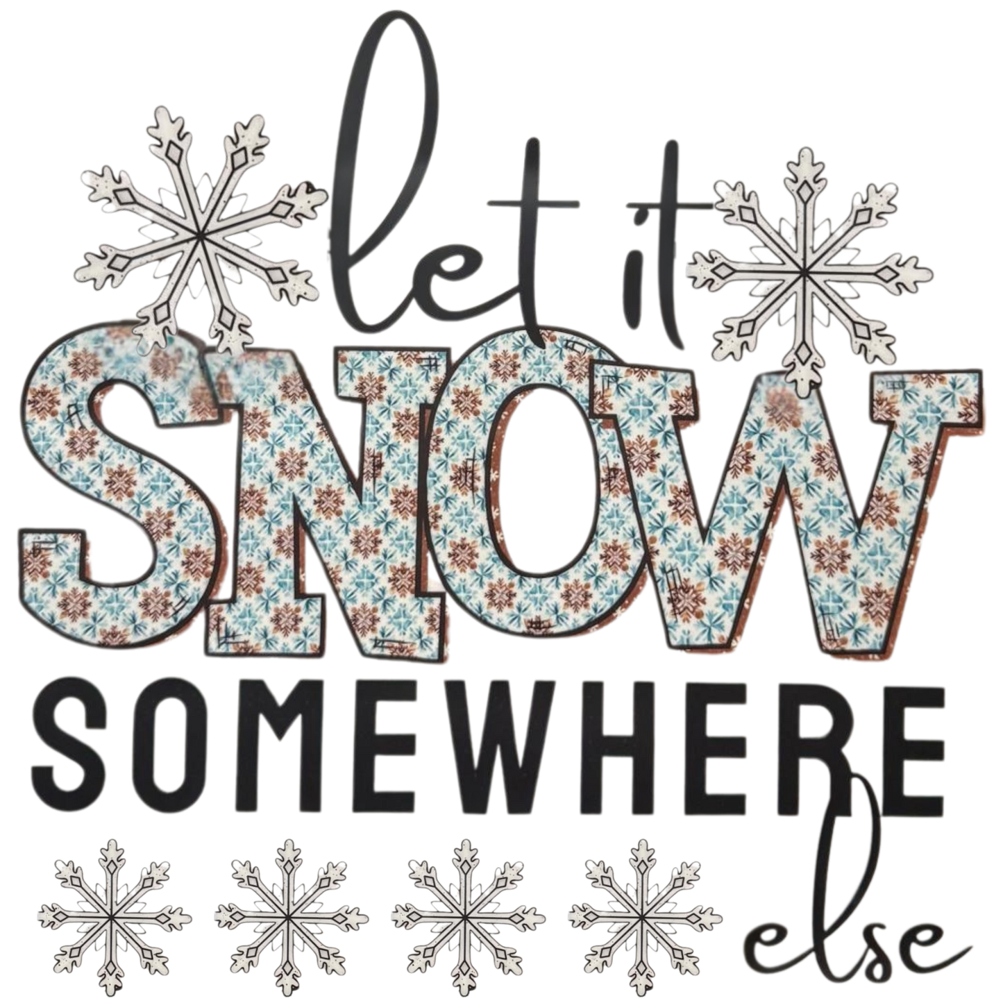 Let It Snow Somewhere Else
