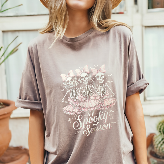 Spooky Season Skeletons Short Sleeve T-Shirt