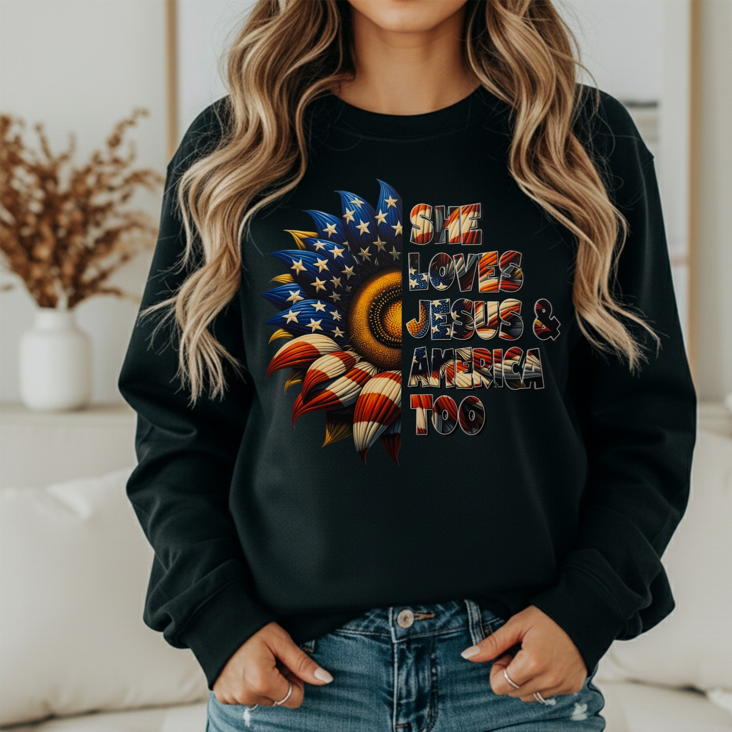 She Loves Jesus and America Too
