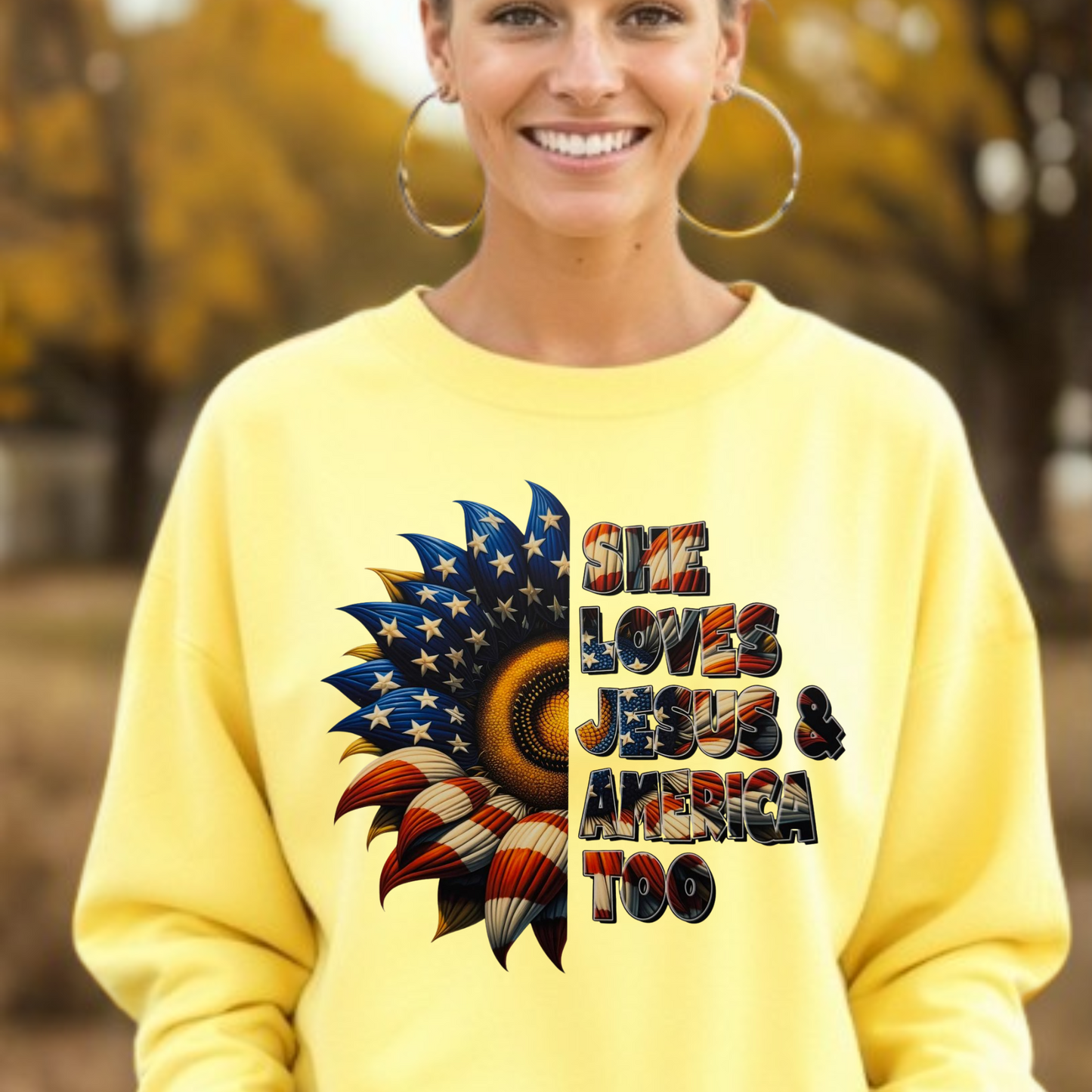 She Loves Jesus and America Too
