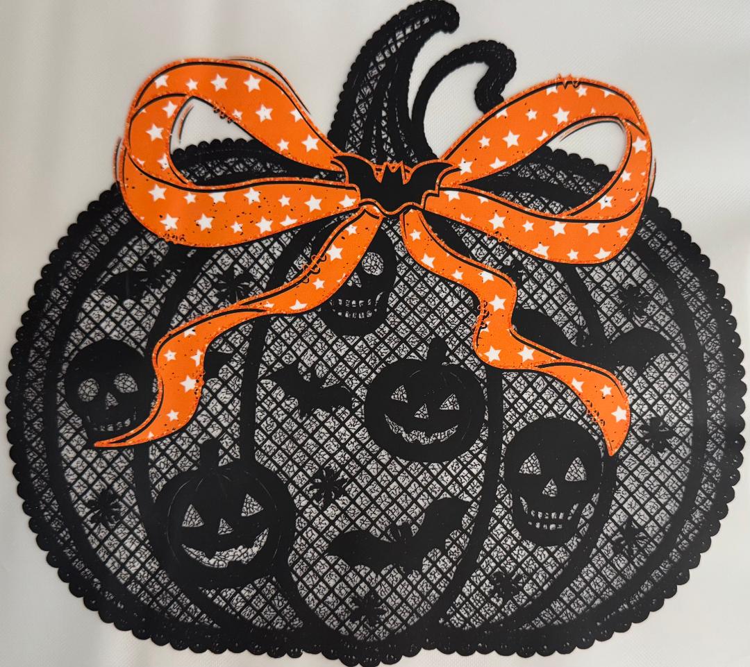 Black Lace Pumpkin