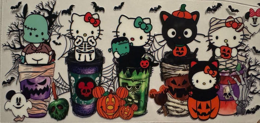 Hello Kitty Halloween cups