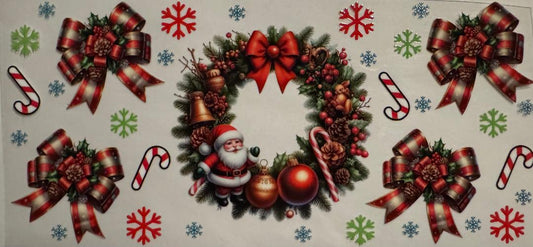 Santa Wreath