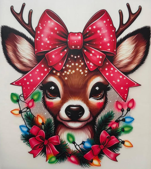 Reindeer Lights and a Bow
