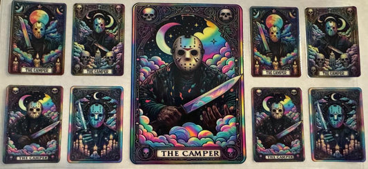 The camper tarot card
