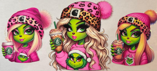 Grinch Girl Coffee