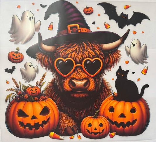 Highland Cow Witch
