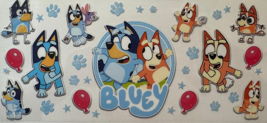 Bluey center circle