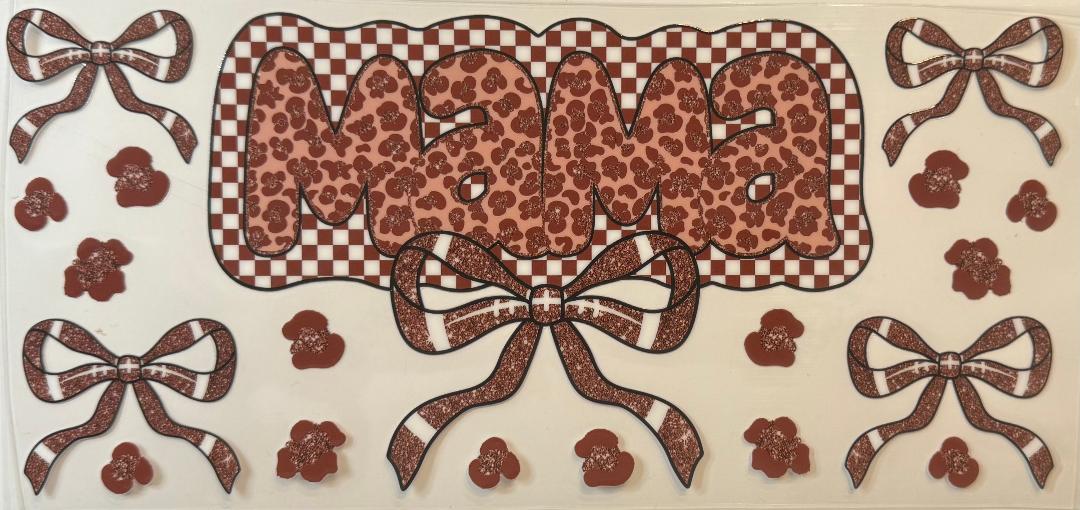 Mama Football Bows