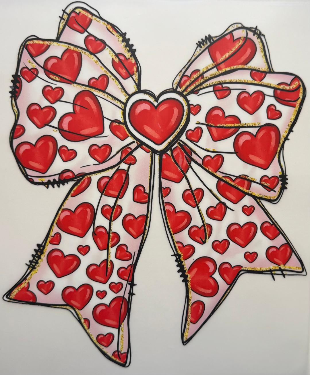 Red Heart Bow