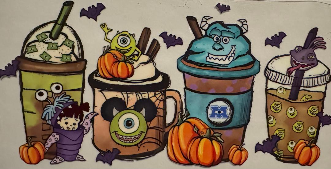 Monster Inc Halloween cups