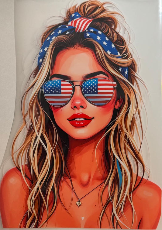 American Girl w/ Glasses