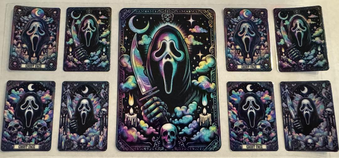Ghost Face tarot card