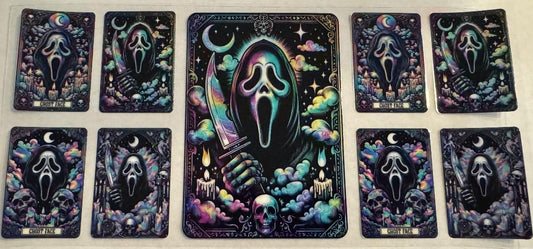 Ghost Face tarot card