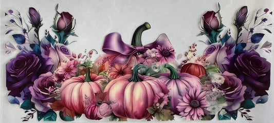 Fall Pumpkins and flowers