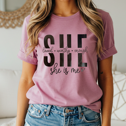 She Is Me Short Sleeve T-Shirt
