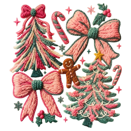 Christmas Yarn Trees