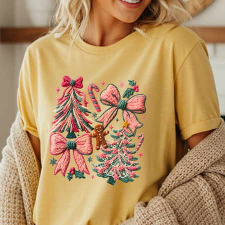 Christmas Yarn Trees